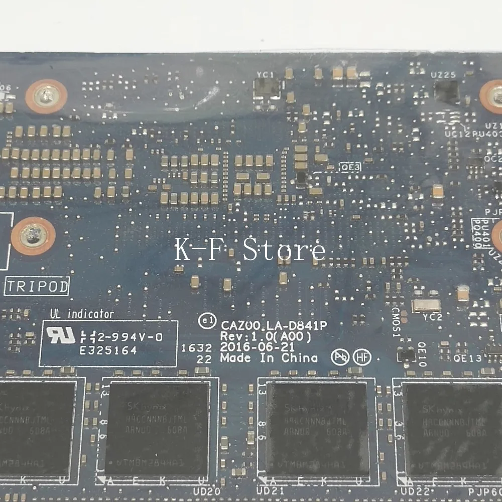  Free shipping for XPS 13 9360 i5-7200u 8GB RAM LA-D841P CN-04N87K 04N87K 4N87K Laptop Motherboard 1