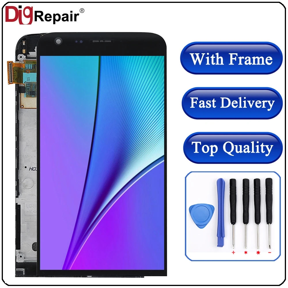 

For LG G5 lcd H830 H840 H850 H868 LCD Display Touch Screen Digitizer With Frame Assembly Replacements Parts For LG G5 Display