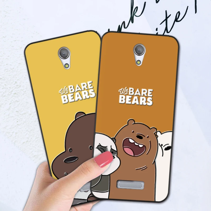 

3D Cute Cartoon Phone Case For Highscreen Power Five Pro We Bare Bears Funny Toys Silicone Cover Case For Highscreen Power 5 pro