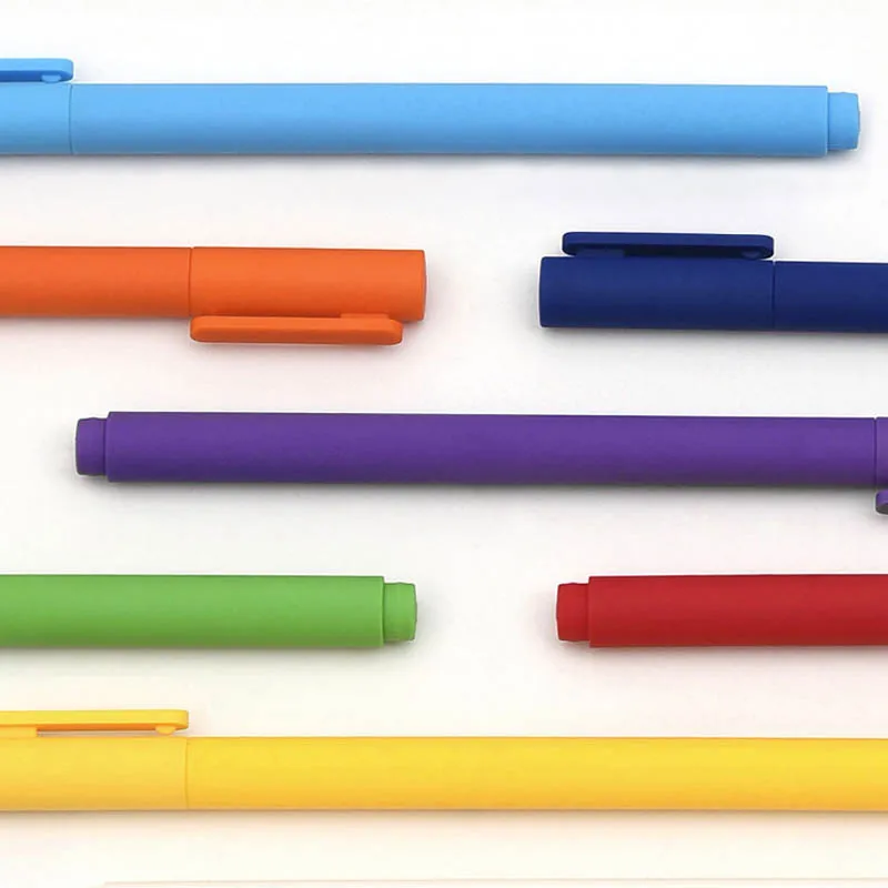 Новинка, 8 пачек, гелевая ручка Xiaomi Kaco K1, 0,5 мм, нейтральная ручка, цветная, черная, заправка, гладкая, для письма, офисная, поставщик, студенческие канцелярские принадлежности