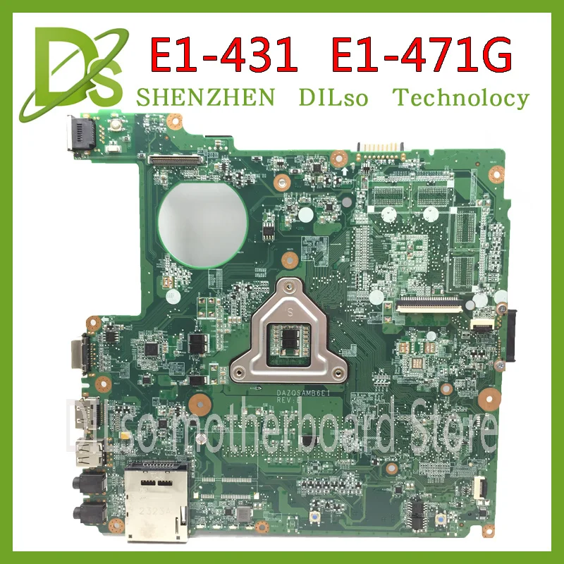 KEFU E1 471G DAZQSAMB6E1 материнская плата для ноутбука ACER Aspire 431 471 V3 Материнская HM77