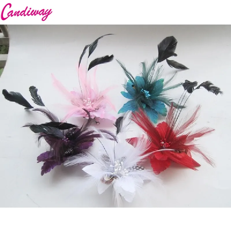 

Hair Barrettes Hairwear Women headdress wedding NEW brooch breastpin head flower