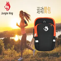 Король джунглей 2017 открытый Бег рука пакет Бег ARM ремень Удобная вентиляция рука пакет наушников отверстие мобильного телефона рука сумка