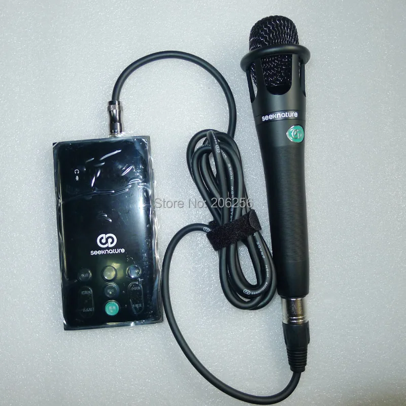 New Seeknature Broadcast II Mobile Phone Live Sound Card +SR-9 Microphone For Mobile Phone song K dual headphone output