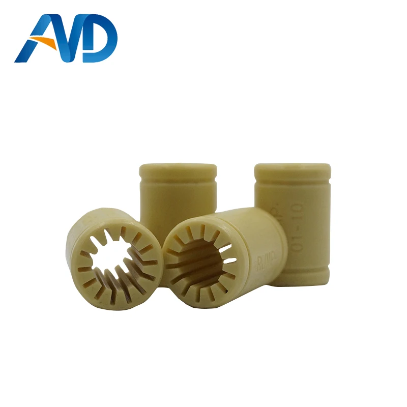

4pcs 3D Printer Solid Polymer LM10UU Bearing - 10mm shaft RJMP-01-10 R Solid Plastic Bearing 10 mm ID