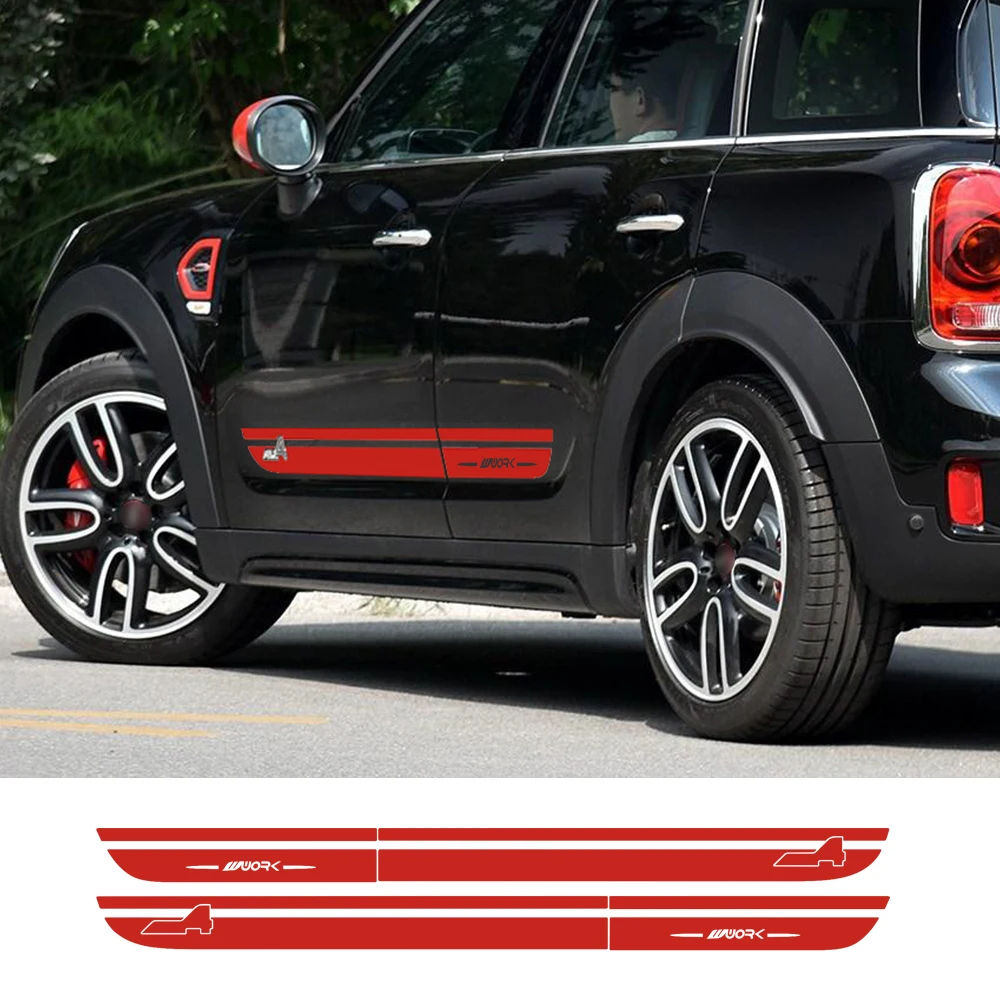 Юбка с боковыми полосками для тела графика JCW All4 MINI John Cooper Work Роберта F60 2017 подарок