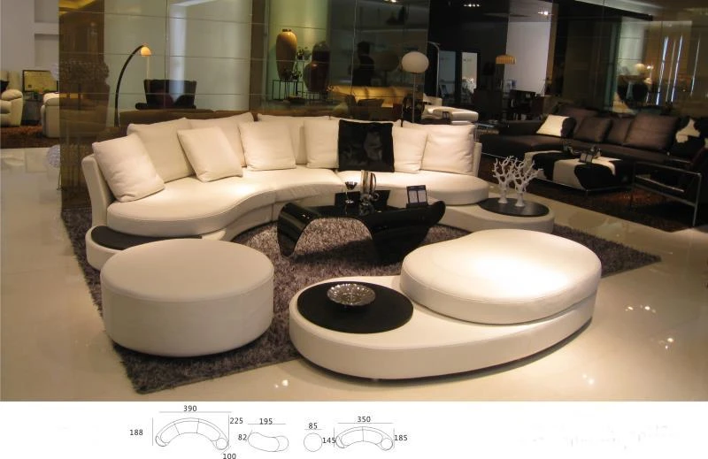 Unique Real Cow Leather Sofa Living Room Sofa Set Modern Leather Sofa Foshan Home Furniture Arc Shape Modern Style Living Room Sofa Set Sofa Setfurniture Style Aliexpress