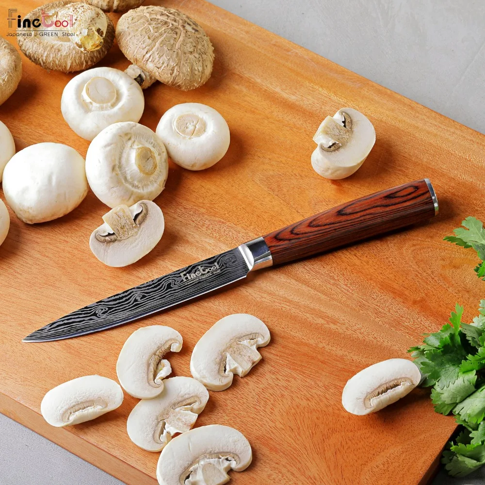 5 Inch Utility Knife 7cr17mov Japanese Stainless Steel Kitchen inch Knives Color Wood Handle Tools | Дом и сад