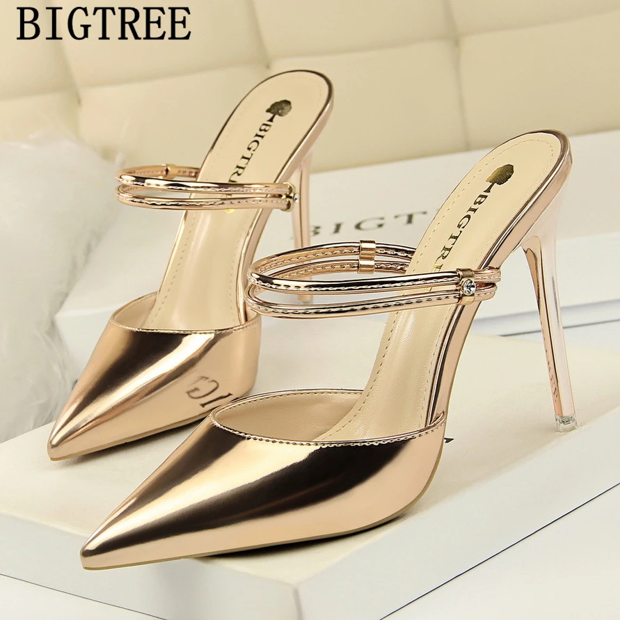 

fetish high heels mules shoes women black heels ladies pumps office shoes women slides women valentine shoes sexy heels ayakkabi