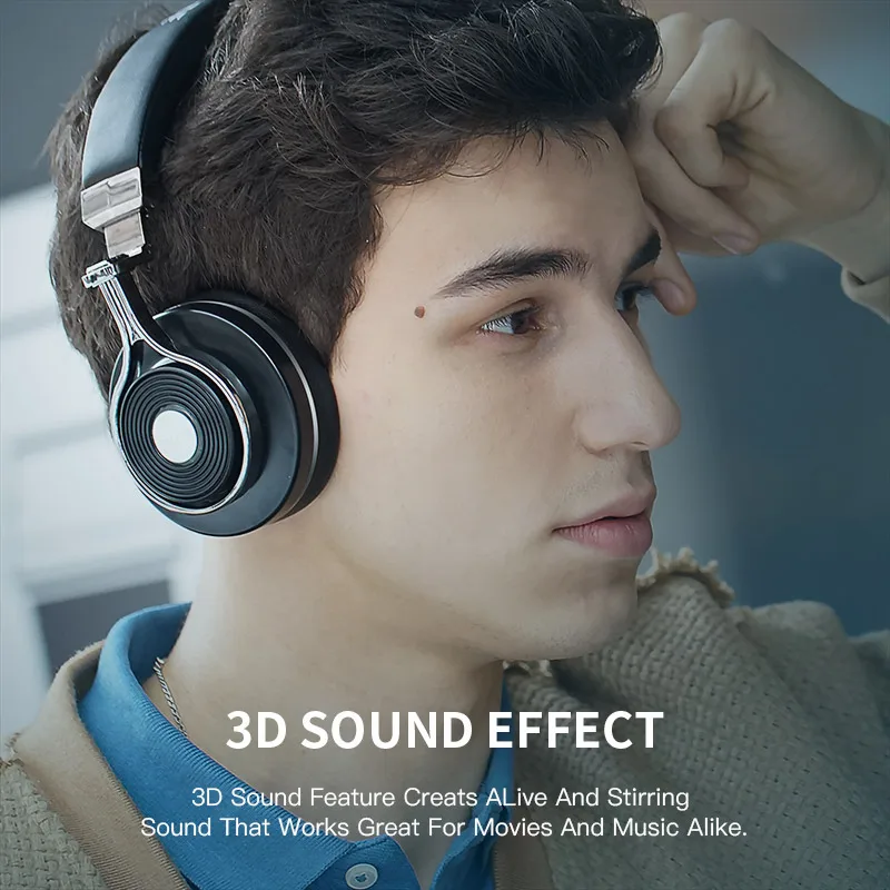 Bluedio T3 Bluetooth Wireless Headphone 3D Bass Headset Portable With Microphone For Music Iphone Samsung Xiaomi Headphone