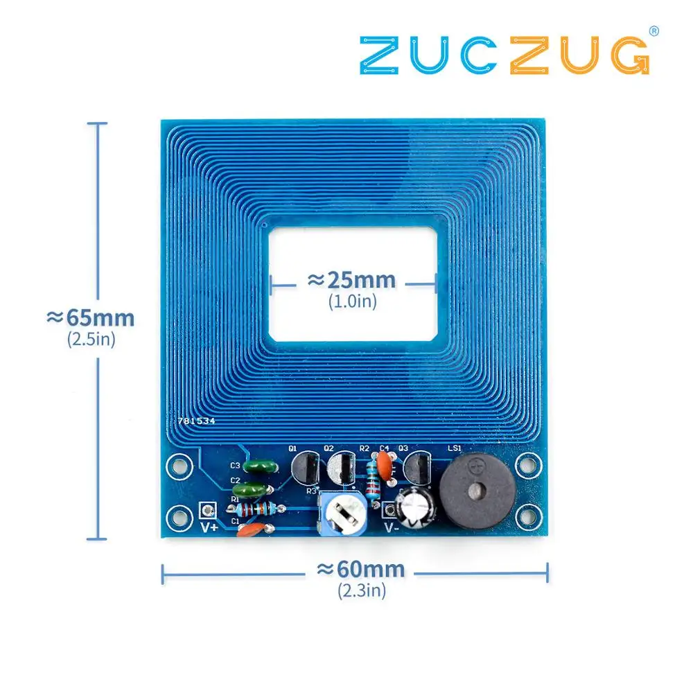 

Fully Assembled Metal Detector Scanner Unassembled Kit Project 3-5V DIY Kit Suite Trousse Boards Module