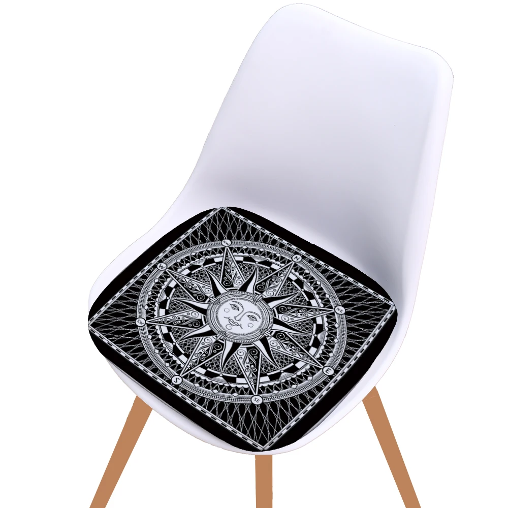 Богемная супер мягкая фланелевая подушка для сиденья, мандала, Подушка на стул для украшения дома, кухни