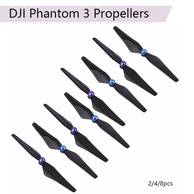 

2pcs/4pcs/8pcs Carbon Fiber Propellers for DJI Phantom 3 9450 Propeller for Phantom 2 Upair Camera Drone Replacement Props