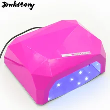 Jewhiteny 36W UV LED Lamp Nail Dryer Diamond Shaped LED Nail Lamp Curing for UV Gel Nails Polish Nail Art Tool Sun led light