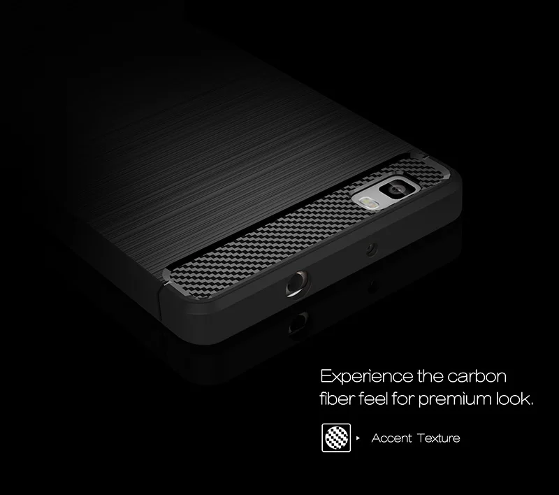 Carbon firber brushed silicone case huawei P8 P8 lite (2)