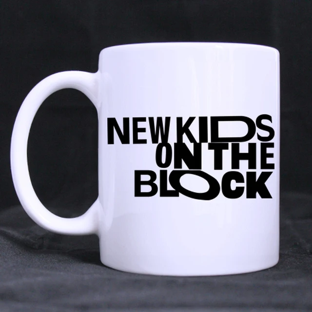New Kids On The Block Custom Made Design Coffee Mugs Tea Beer Mug New Kids On The Block Custom Made Design Coffee Mugs Tea Beer Mug White Water Cups