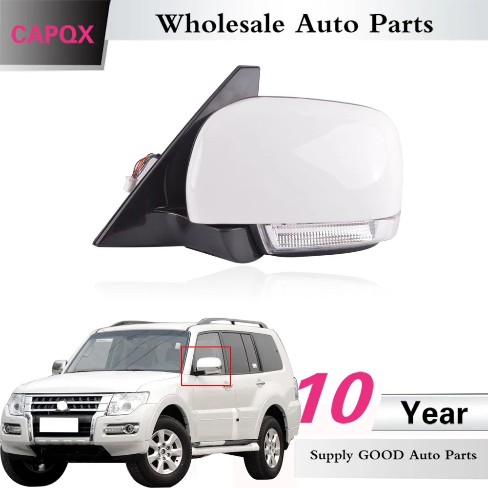 CAPQX rearview mirror with electrical folding For PAJERO 2007 2008 2009