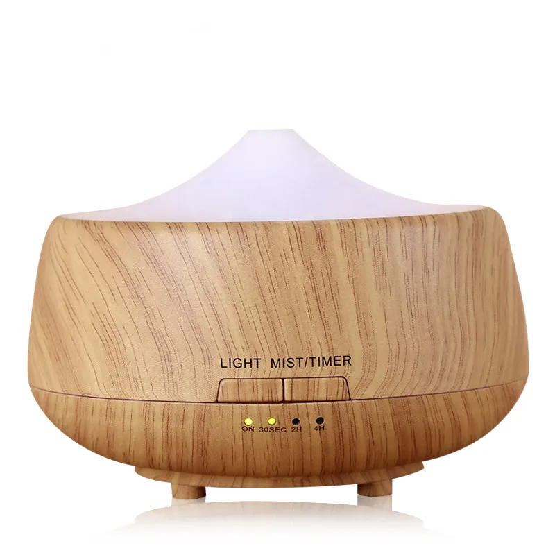 

250ml Aroma Aromatherapy Humidifier 7 Color LED Wood Grain Essential Oil Diffuser Ultrasonic Air Purifier Mist Maker