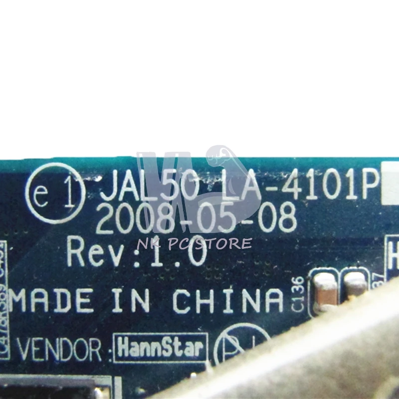 Материнская плата NOKOTION 494035 001 JAL50 для HP Compaq CQ40 материнская GL40 DDR2 Бесплатный