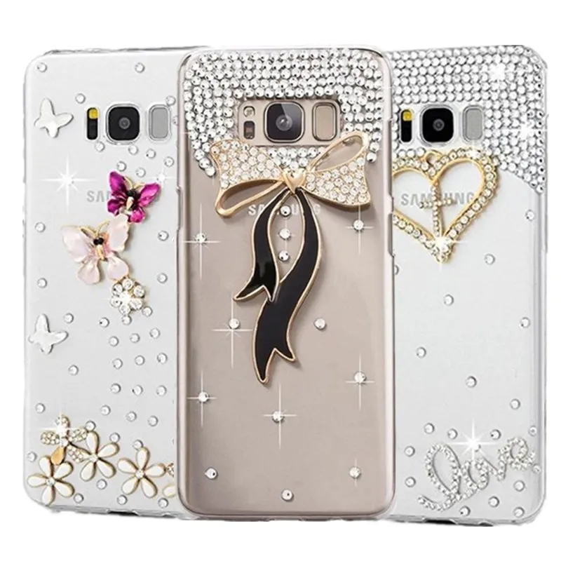 Роскошный Алмазный чехол для Samsung S9 S8 S10E S10 A6 A8 Plus J5 J7 Neo 2016 2017 J2 Pro J4 J6 A7 A9 2018 M10 M20 Note 8 9