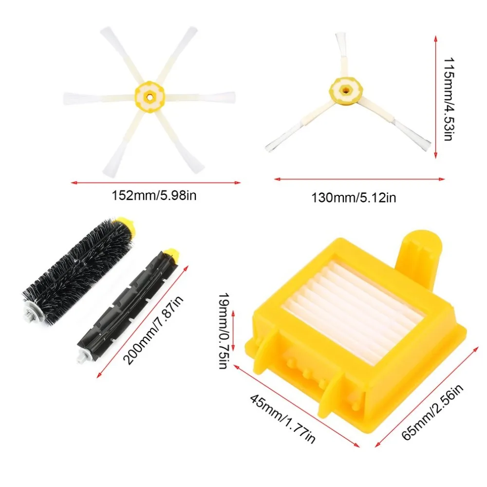 

Vacuum Clean Accessories Brush & Hepa Filters For iRobot Roomba 700 760 770 780 Routine Maintenance Replacement Accessories