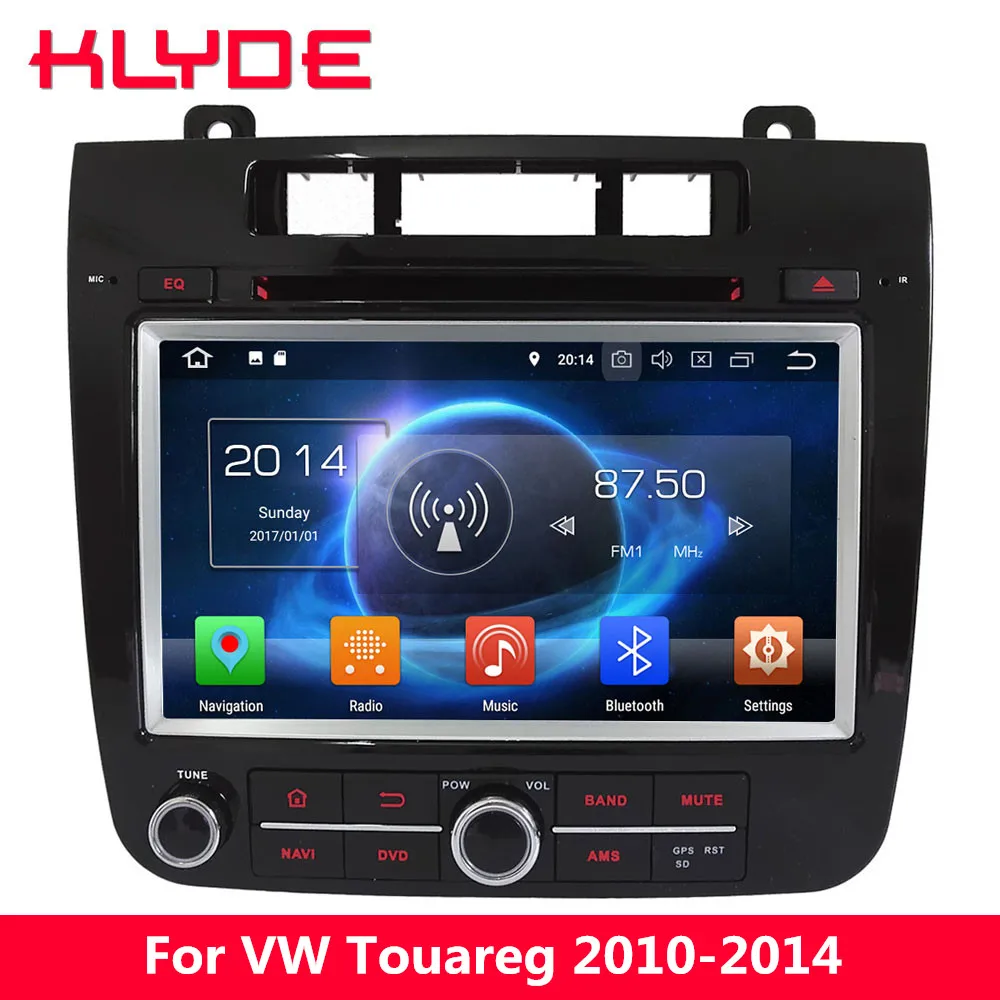 

KLYDE 8" 4G Android 8 Octa Core 4GB RAM+32GB Car DVD Multimedia Player Stereo For Volkswagen VW Touareg 2010 2011 2012 2013 2014