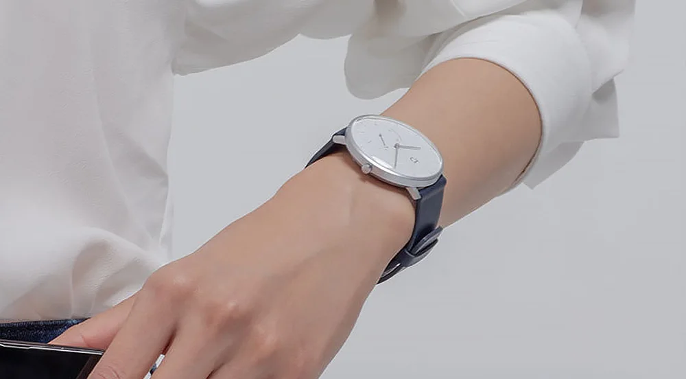 Xiaomi Mijia Quartz Smartwatch 3ATM Water Resistant Pedometer Stainless Steel Case Intelligent Vibration Waterproof Watch Gift (7)