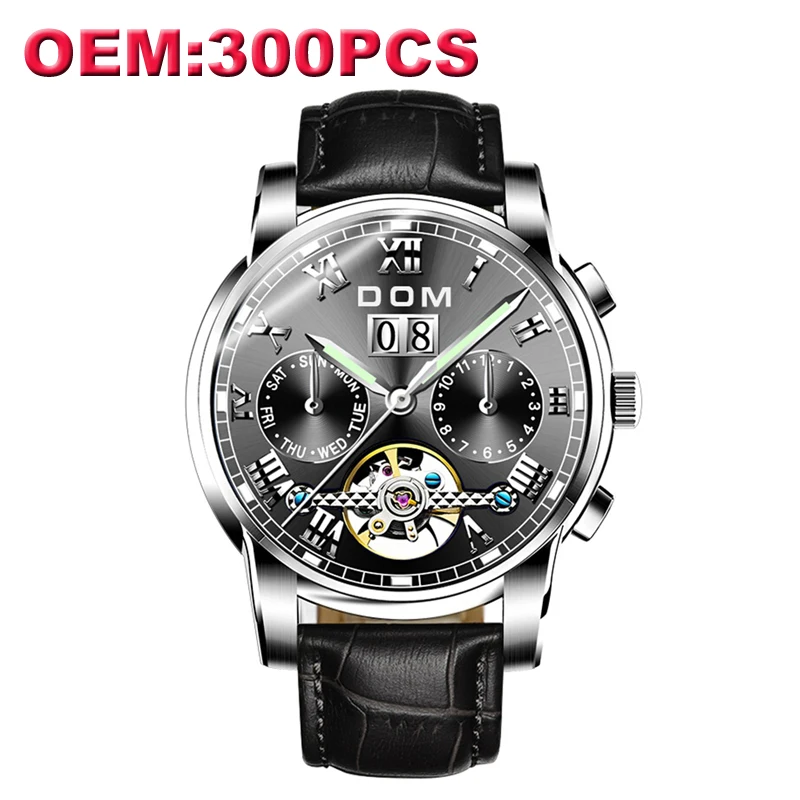 DOM Индивидуальные Ваш наручные часы собственной марки Tourbillons человек