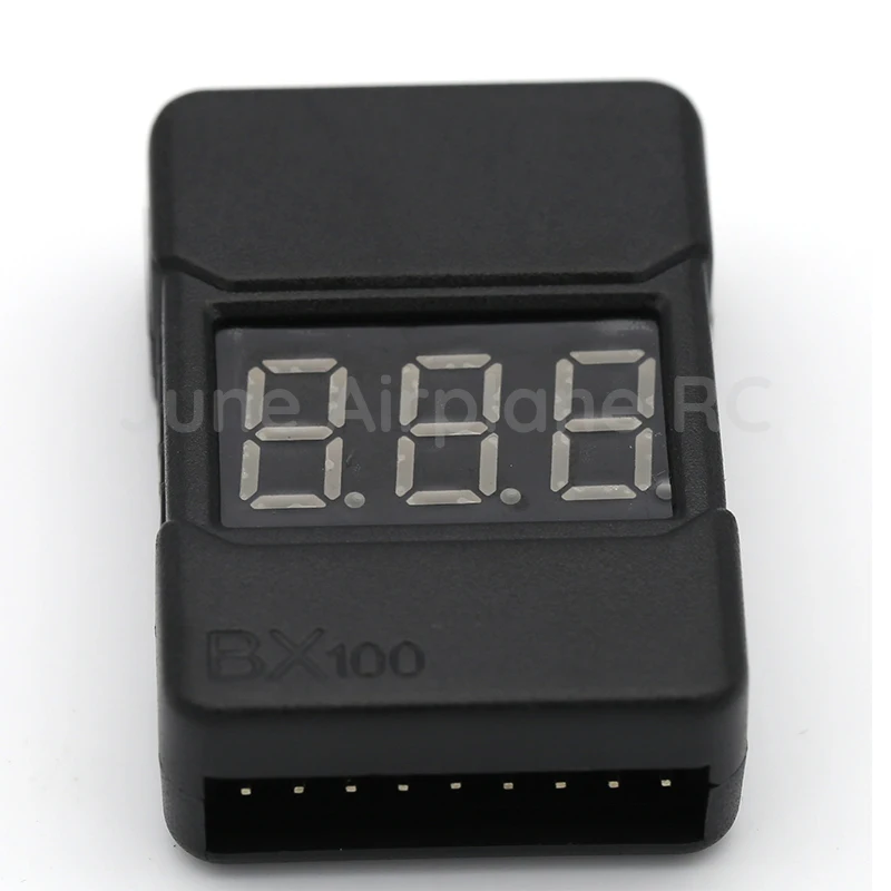 4 Pz Bx100 3.7-30 V 1-8 S Lipo Li-Po/Ion/Fe Batteria Tester Di Tensione Checker Bassa Tensione Cicalino Di Allarme Per Rc Quadcopter Droni