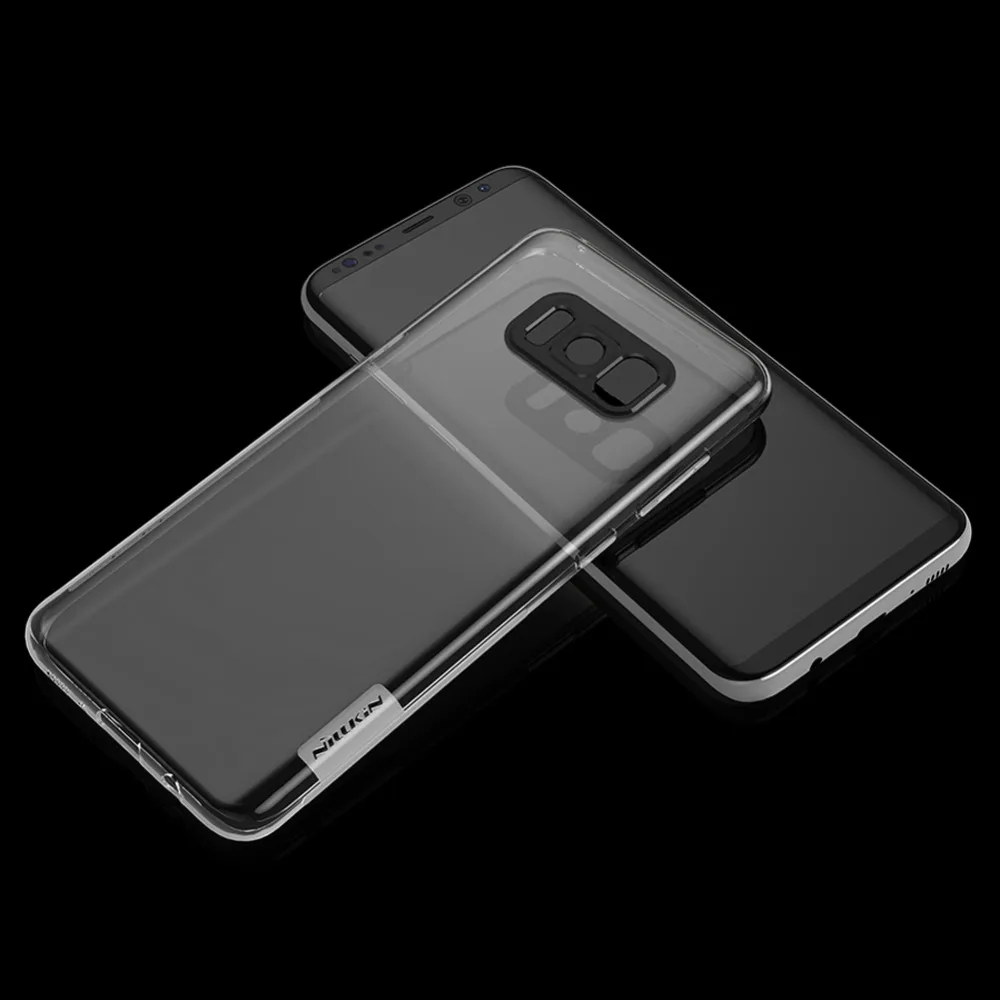 

Case For Samsung Galaxy S 8 /S8 Plus S8+, Nillkin Transparent Crystal Clear Soft Rubber Silicone TPU Case Cove Shell Protective