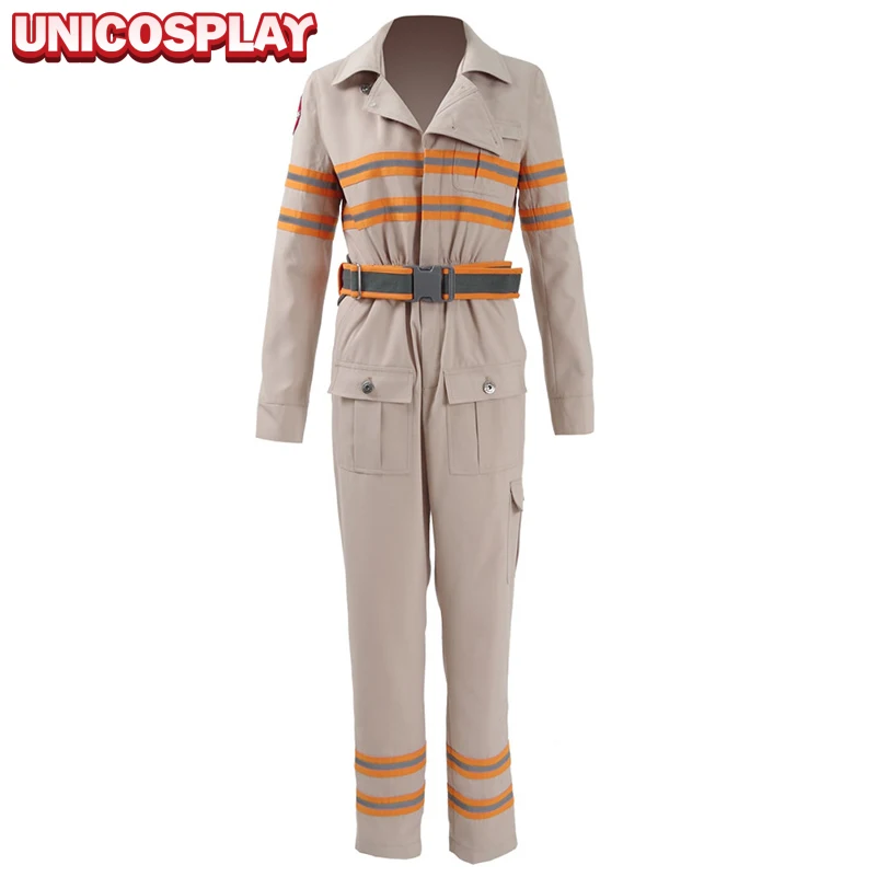 

Ghostbusters Jumpsuits Costume&Badge Ghost busters Cosplay Working Uniform with Belt and Badges