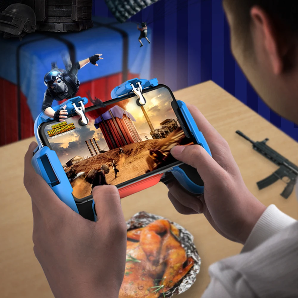 

PUBG Mobile Game Controller for iPhone Android Phone Gamepad Trigger Aim Button L1R1 Shooter Joystick For Game Pad Accesorios