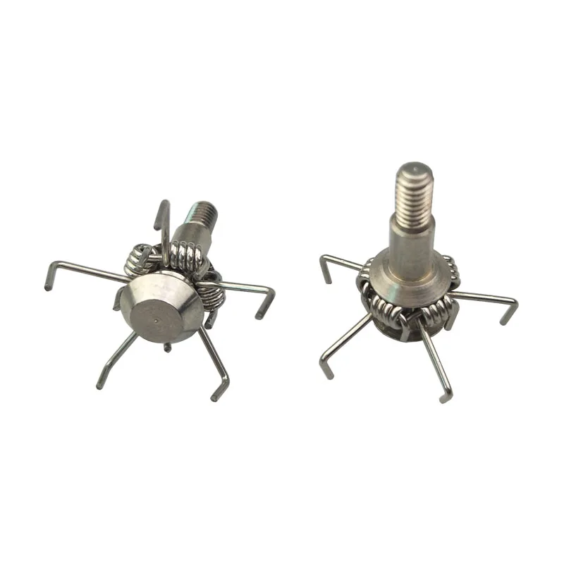 3pcs Archery Judo Arrowhead 100 Grain Broadhead 5 Paws Screw Arrow Tips