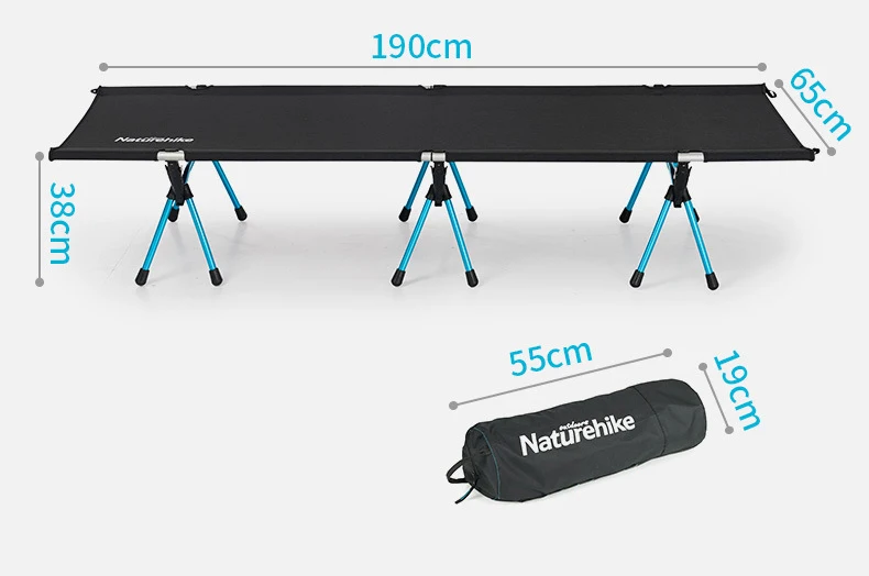 2018 Naturehike جديد التخييم حصيرة قوي مريحة المحمولة خيمة قابلة للطي السرير سرير النوم في الهواء الطلق التخييم طوي السرير