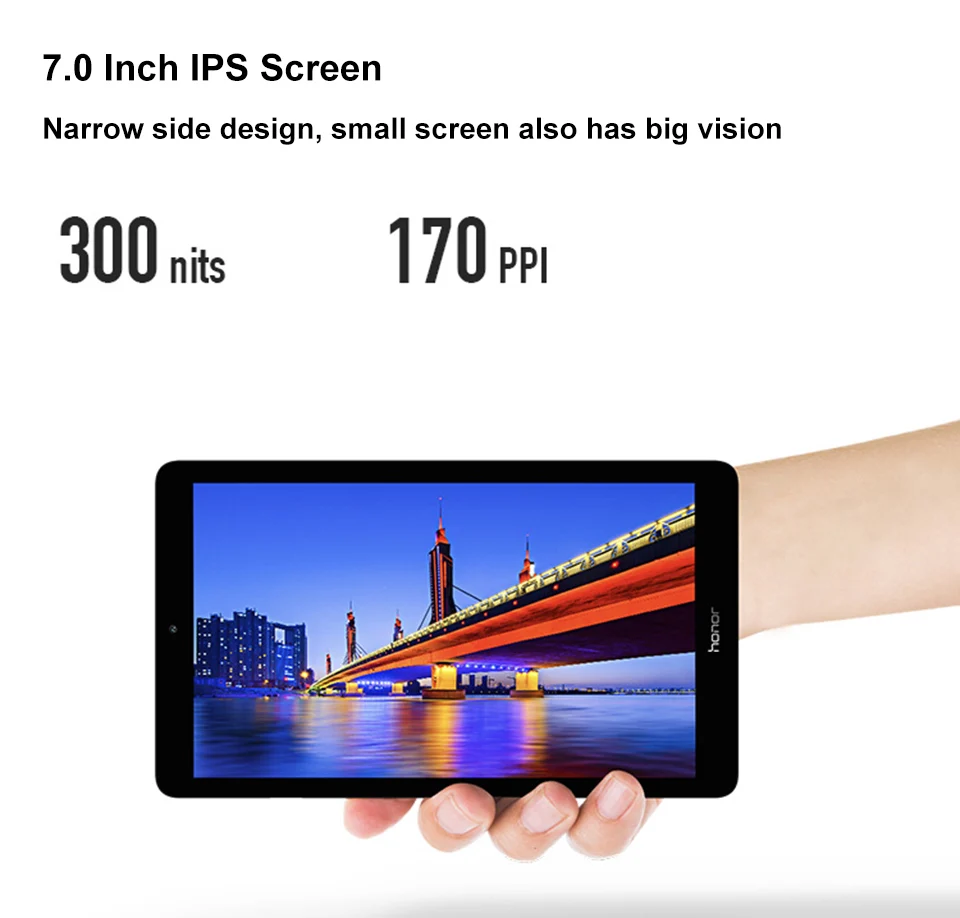 Huawei MediaPad T3 7 huawei honor Play tablet 2 7 дюймов Wifi MTK 8127 2G ram 16G Rom Andriod 6 2MP 3100 mah ips tabelt