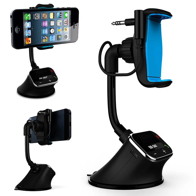Universal Car Phone Holder Stand Cradle Charger MP3 Player Wireless