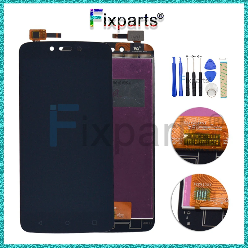 

Black LCD For MOTO C plus LCD Display +Touch Screen Digitizer Assembly replacment parts +free Shipping
