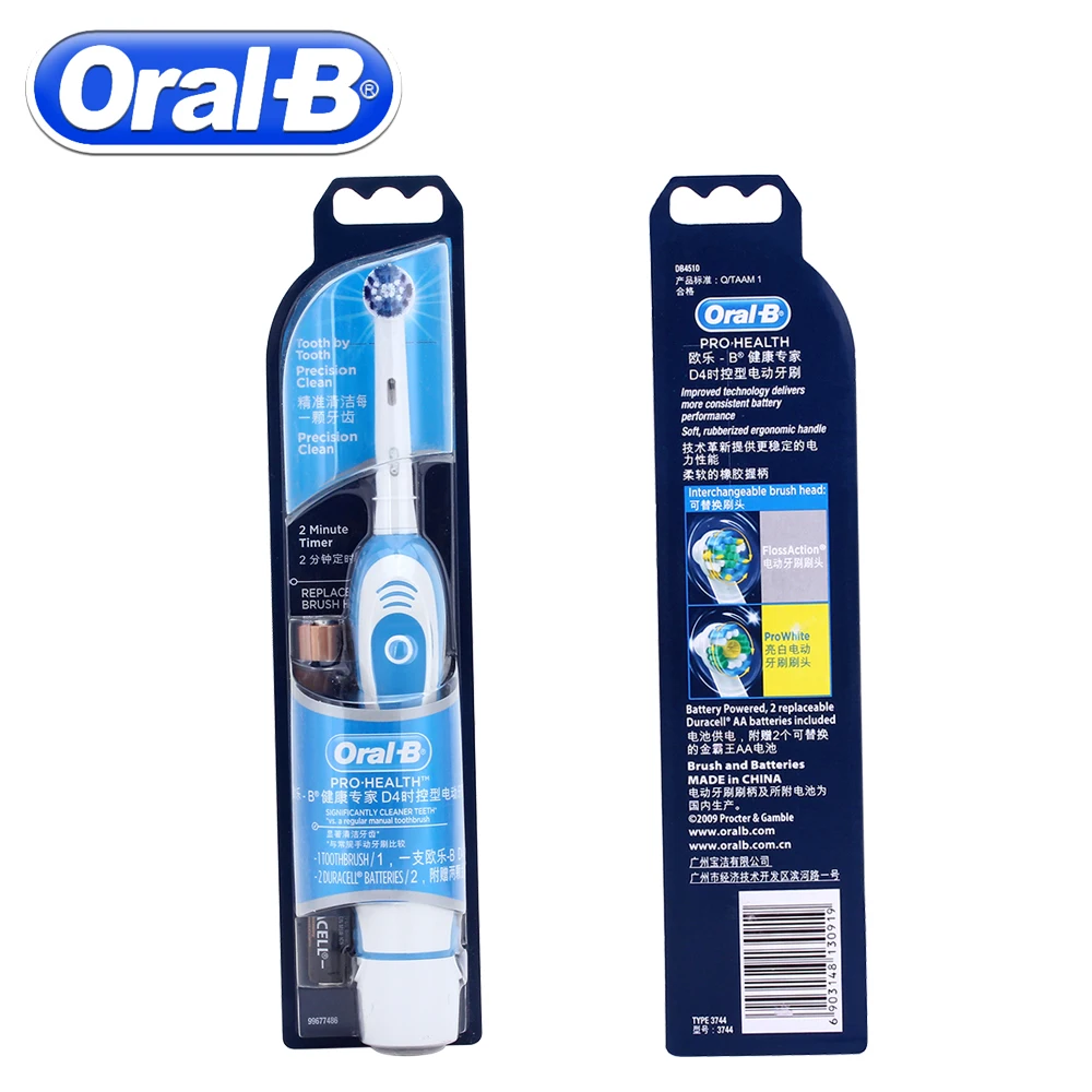 

Oral B D4 Electric Toothbrush Precision Clean Battery Oprate Vitality Tooth Brush Heads Dental Care Pro Health Teeth Brush