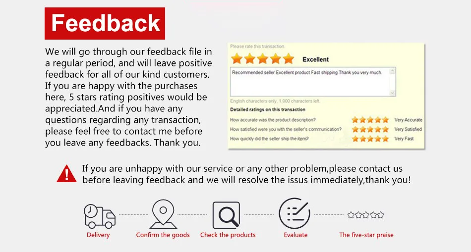 5stars feedback