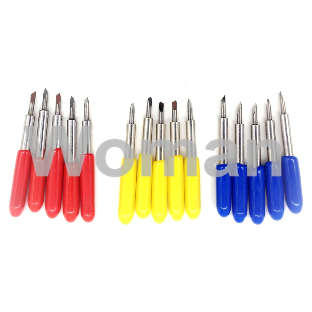 15pcs 30 45 60degree Cutter Knife Blades 2mm for Roland Cricut Cutting