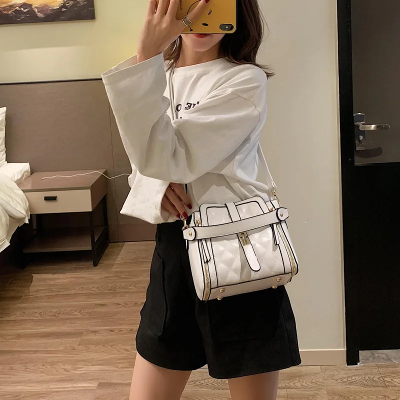 Новинка Lingge ручной женская сумка корейской версии модный кружевной повседневный костюм с одной-на плечо округлая сумка-корзинка сумка