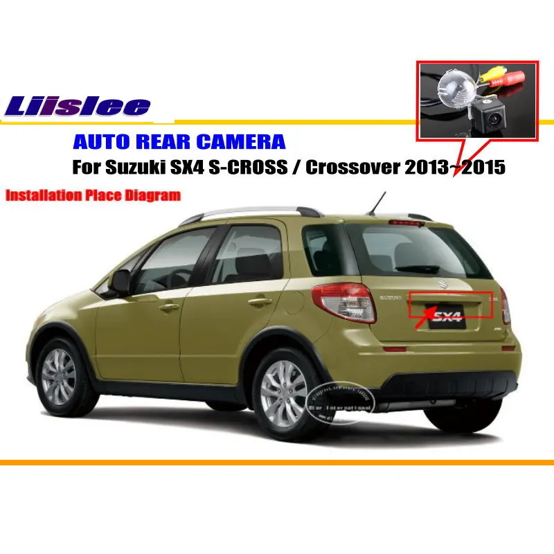 Автомобильная камера заднего вида для Suzuki SX4 S CROSS/Кроссовер 2013 2014 2015 обратная