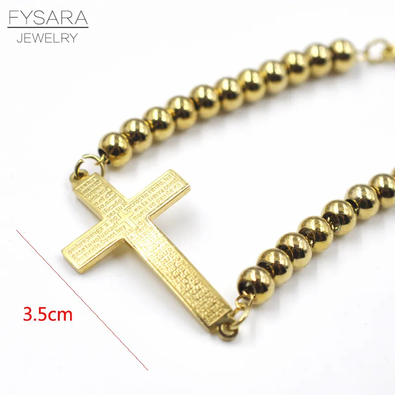 Браслеты унисекс из нержавеющей стали с подвесками в виде сердца|rosary bead bracelet|bead