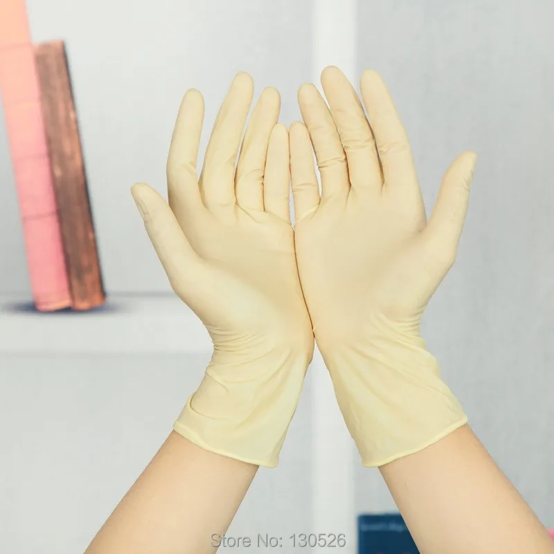 20Pcs/lot Cheap Thin Latex Disposable Gloves Waterproof Rukavice for