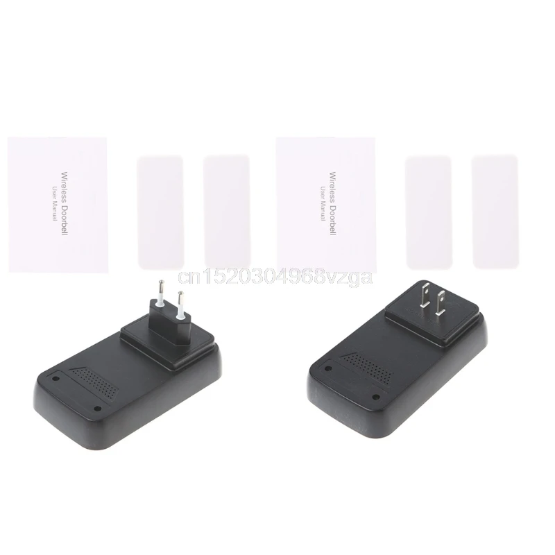 

Portable Waterproof Wireless Doorbell Kit Transmitter + Door Chime Modern Design F26 Dropshipping