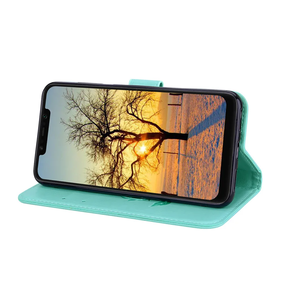 MOUSEMI Pocophone F1 Case Flip Leather Wallet Cover For Redmi 6A 6 Pro S2 For Girls Flower Phone Cases For Xiaomi Mi A1 Case 360 (6)