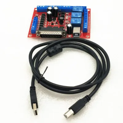 1 6 axis MACH3 red interface board 1 USB cable