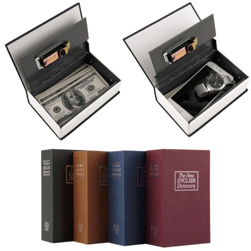 Safe Book Lock Box Secret Storage Security Key Money Cash Hidden Jewelry BL3 Safe Book Lock Box Secret Storage Security Key Money Cash Hidden Jewelry BL3