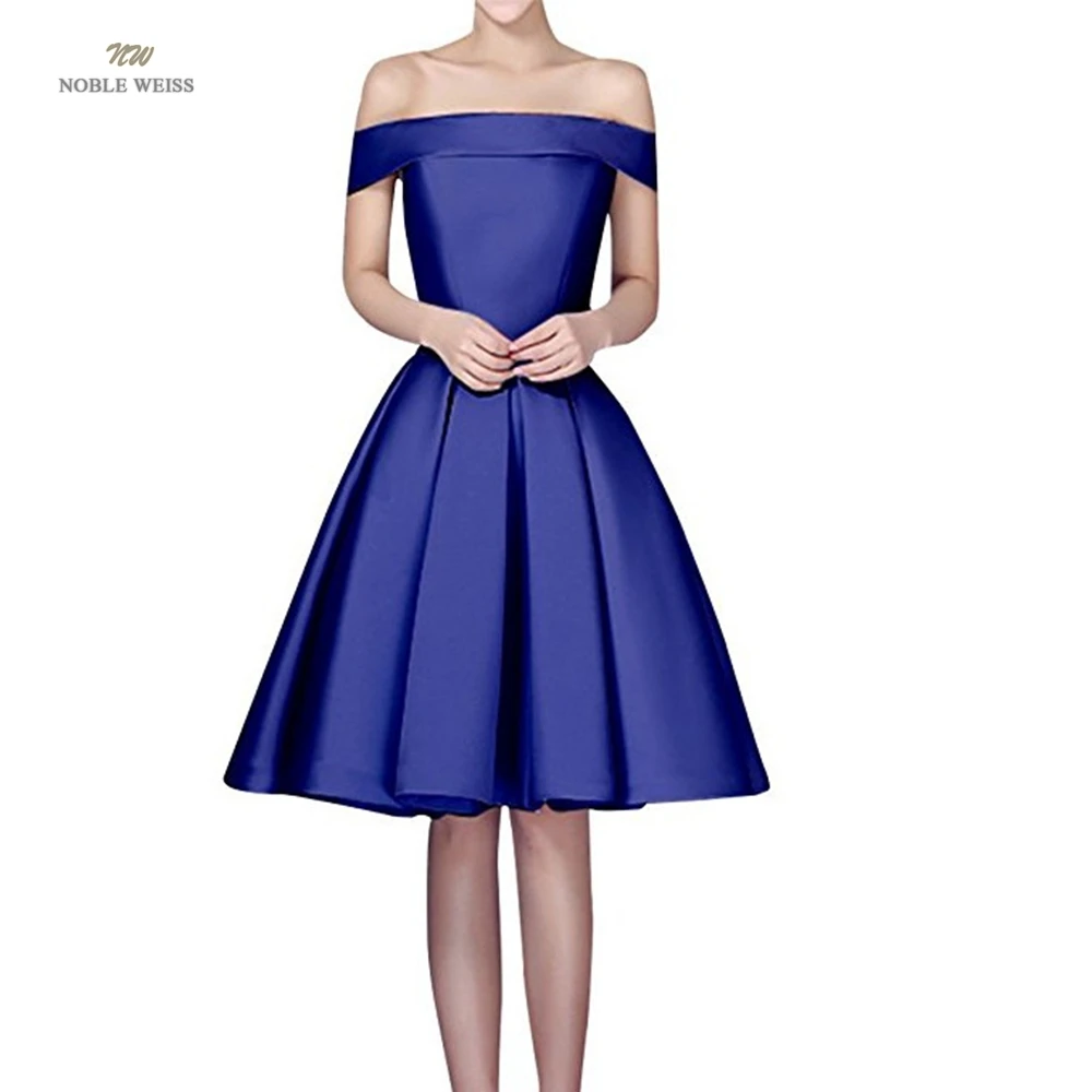

Prom Dresses Short Satin Party Dresses Sexy Lace-up Back Prom Dress