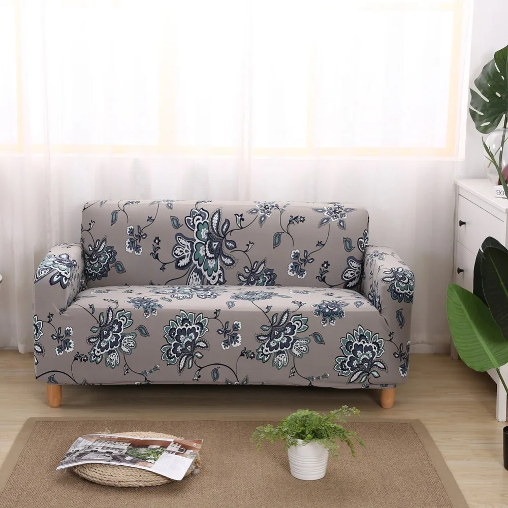 Чехол для дивана с принтом бабочки, растягивающийся секционный чехол для кресла, чехлы для диванов из полиэфирной ткани, мягкие чехлы, эластичный чехол для дивана